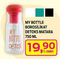 My Bottle Borosilikat Detoks Matara