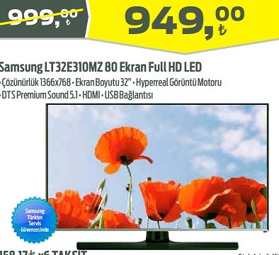 Samsung LT32E310MZ 80 Ekran Full HD LED TV