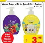 Vione Angry Birds Çocuk Sıvı Sabun