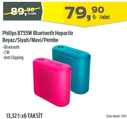 Philips BT55W Bluetooth Hoparlör