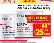 Diadermine Lift+ Super Filler Anti-Age Gündüz/Gece Kremi