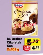 Dr. Oetker Çikolatalı Sos