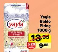 Yayla Baldo Pirinç 1000 g