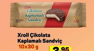 Xroll Çikolata Kaplamalı Sandviç