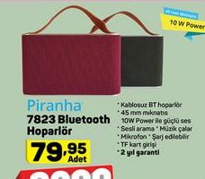Piranha 7823 Bluetooth Hoparlör
