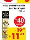 Gliss Ultimate Elixir Sıvı Saç Kremi