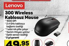 Lenovo 300 Wireless Kablosuz Mouse