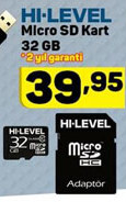HI-LEVEL Micro SD Kart 32 GB