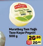 Muratbey Tam Yağlı Taze Kaşar Peyniri 500 g