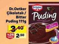 Dr.Oetker Çikolatalı /Bitter Puding 111g
