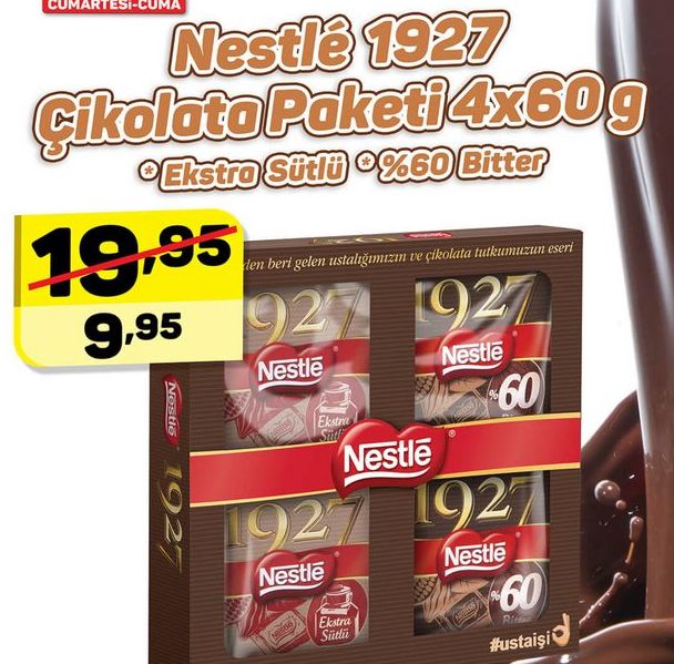 Nestle 1927 Çikolata Paketi