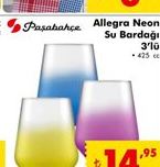 Allegra Neon Su Bardağı