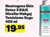 Neutrogena Skin Detox 3 Etkili Micellar Makyaj Temizleme Suyu