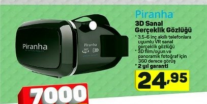 Piranha 3D Sanal Gerçeklik Gözlüğü