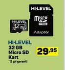 HI-LEVEL 32 GB Micro SD Kart