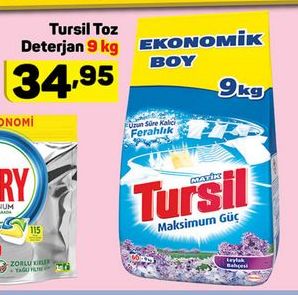 Tursil Toz Deterjan 9 kg