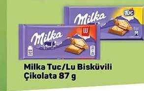 Milka Tuc/Lu Bisküvili Çikolata 87 g