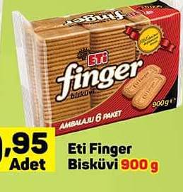 Eti Finger Bisküvi 900 g