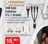 Hometech USB Şarj Kablosu