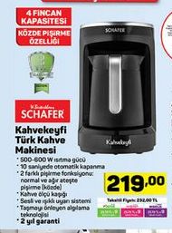 Schafer Kahvekeyfi Türk Kahvesi Makinesi