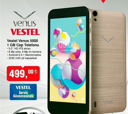 Vestel Venus 5000 1 GB Cep Telefonu