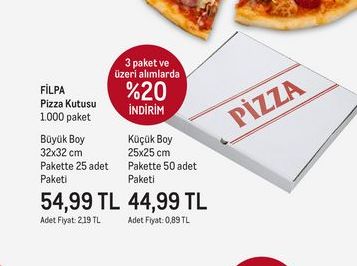 Filpa Pizza Kutusu