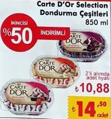 Carte Dor Selection Dondurma