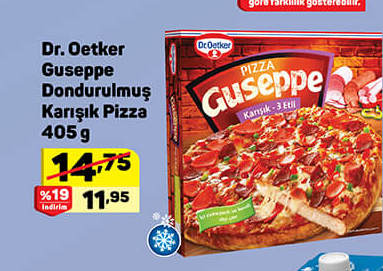 Dr.Oetker Guseppe Dondurulmuş Karışık Pizza