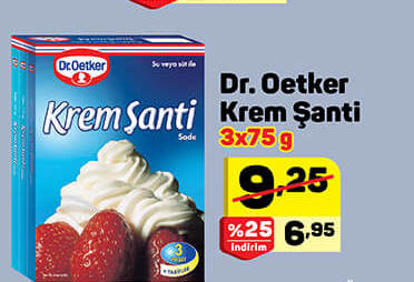 Dr Oetker Krem Şanti