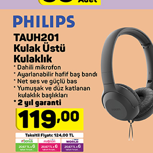 Philips TAUH 201 Kulaküstü Kulaklık