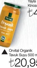 Orvital Organik Tavuk Suyu 500 ml