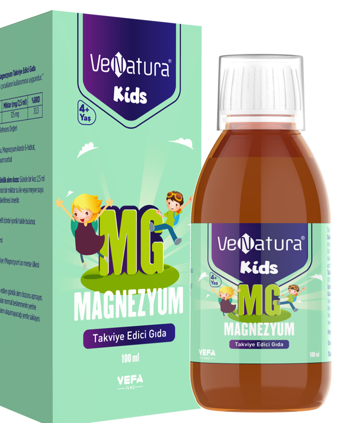 Venatura Kids Magnezyum Şurup Takviye Edici Gıda