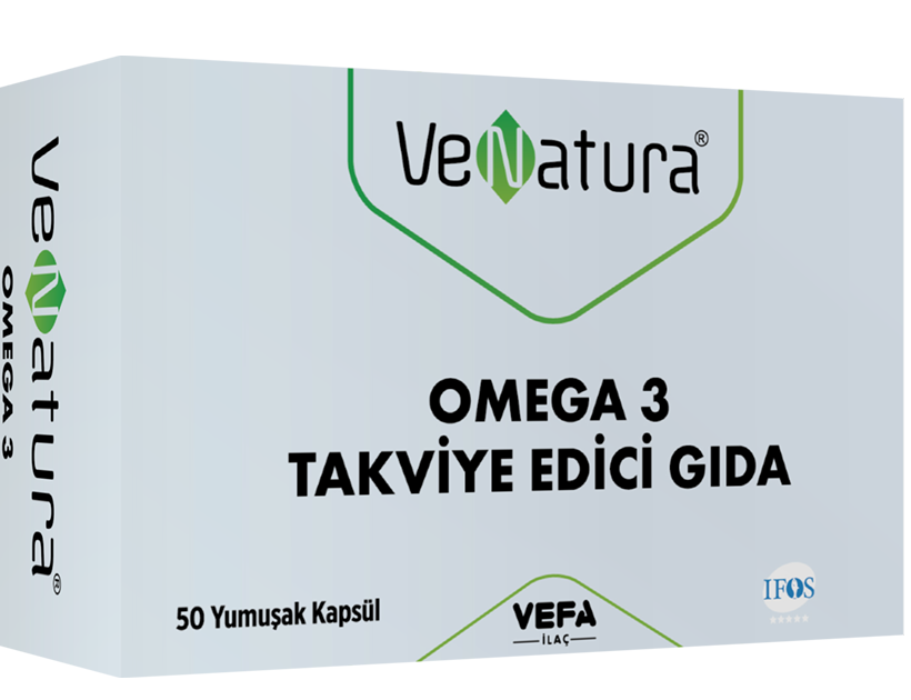 Venatura Omega 3 Takviye Edici Gıda 50 Kapsül