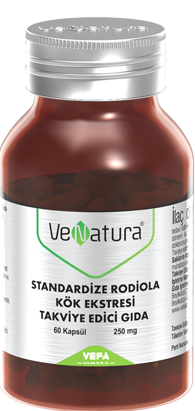Venatura Standardize Rodiola Kök Ekstresi Takviye Edici Gıda 60 Kapsül