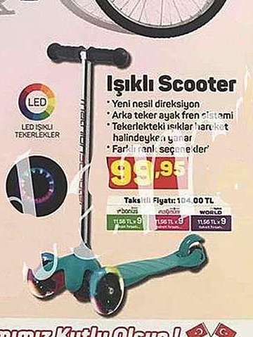 Işıklı Scooter