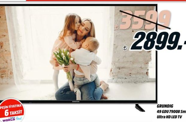 Grundig 49 inç 4K Ultra HD Led Tv