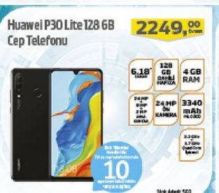 Huawei P30 Lite 128 GB Cep Telefonu