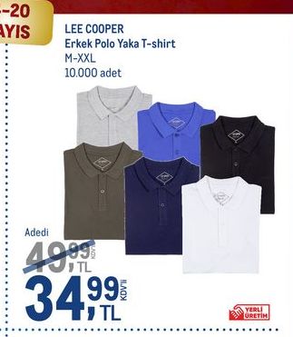 Lee Cooper Erkek Polo Yaka T-shirt