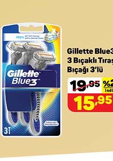 Gillette Blue 3 Tıraş Bıçağı