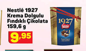 Nestle 1927 Krema Dolgulu Fındıklı Çikolata