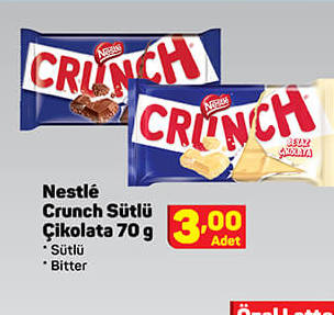 Nestle Crunch Sütlü Çikolata