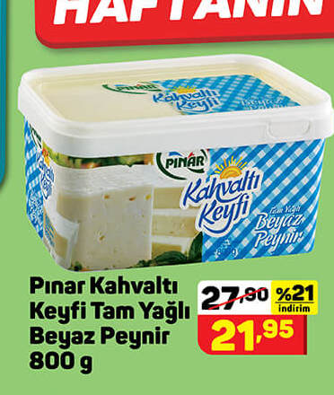 Pınar Kahvaltı Keyfi Beyaz Peynir