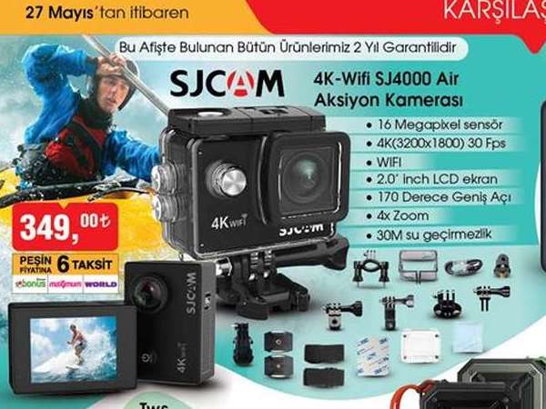 Sjcam 4K-Wifi SJ400 Air Aksiyon Kamerası