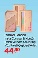 Rimmel London Insta Conceal Kontür Paleti ve Kate Sculpting Yüz Paleti