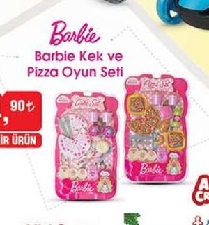 Barbie Kek ve Pizza Oyun Seti