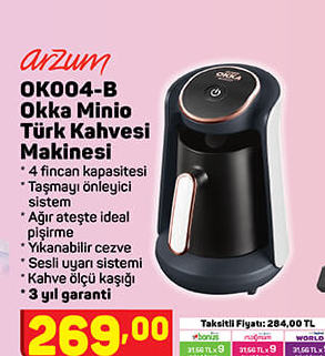 Arzum OKOO4-B Türk Kahvesi Makinesi