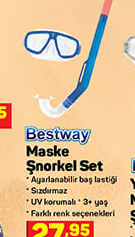 Bestway Yetişkin Maske Şnorkel Seti