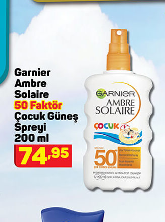 Garnier Ambre Solaire 50 Faktör Çocuk Güneş Spreyi 200 ml