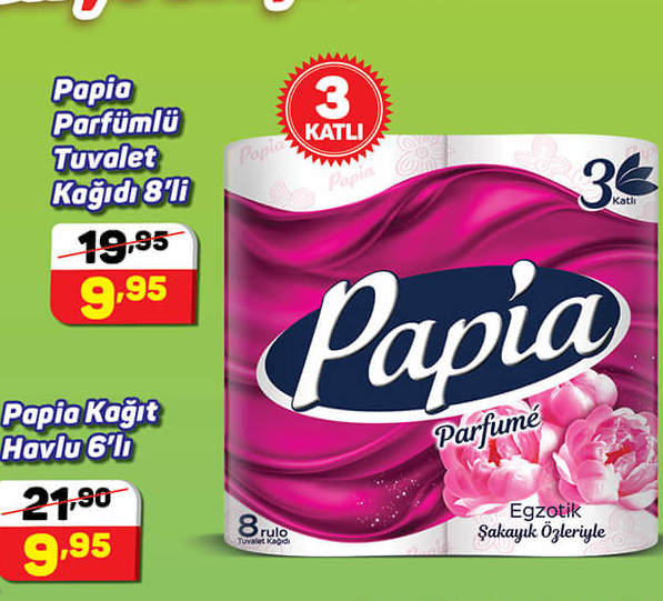 Papia Parfümlü Tuvalet Kağıdı