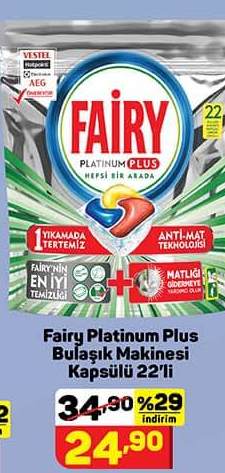Fairy Platinum Plus Bulaşık Makinesi Kapsülü